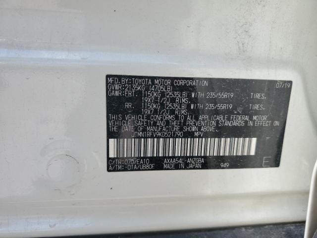 JTMN1RFV9KD521790 Toyota RAV4 LIMIT