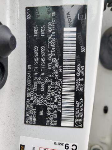 JTEBU5JR1H5426524 Toyota 4RUNNER SR