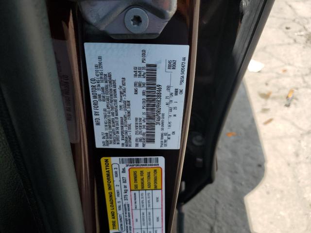 3FA6P0RU9HR388469 Ford FUSION TIT