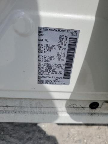5N1AT2MT6KC745635 Nissan ROGUE S