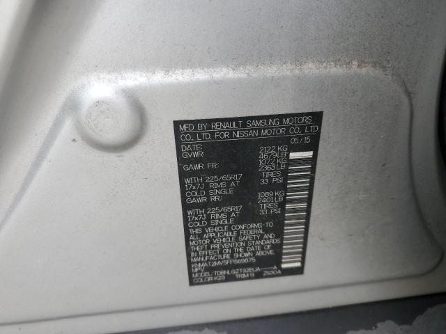 KNMAT2MV5FP569875 Nissan ROGUE S