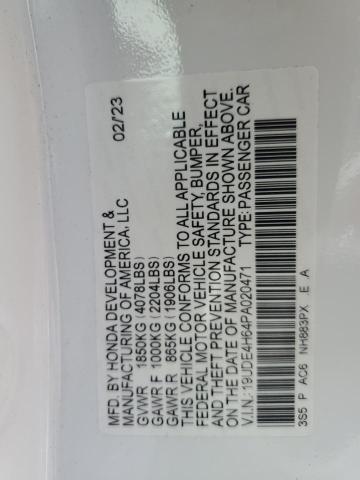 19UDE4H64PA020471 Acura INTEGRA A-