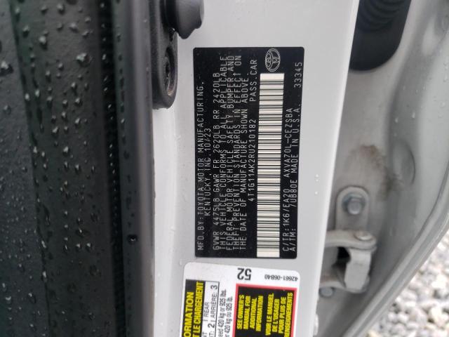 4T1G11AK2RU210182 Toyota Camry Se N