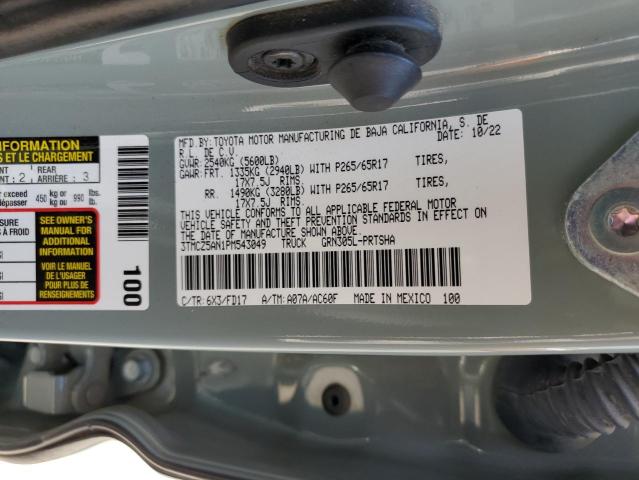 3TMCZ5AN1PM543049 Toyota TACOMA DOU