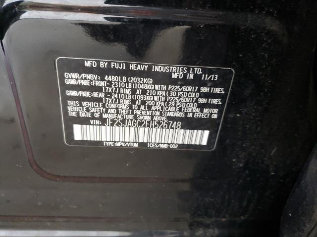 JF2SJAGC2EH526748 Subaru FORESTER 2