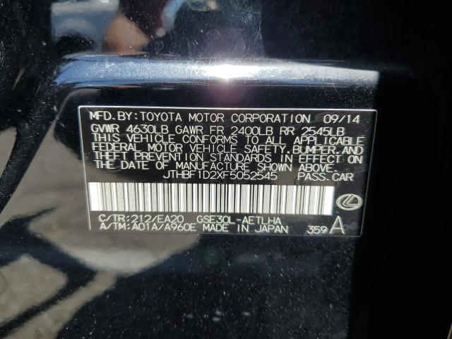 JTHBF1D2XF5052545 Lexus IS 250