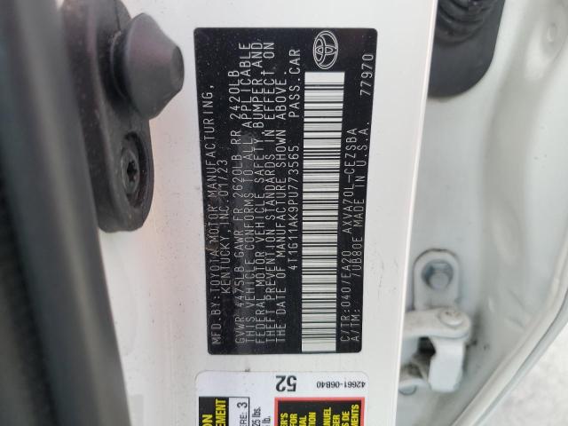 4T1G11AK9PU773565 Toyota Camry Se N