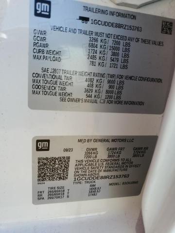 1GCUDDE88RZ153763 Chevrolet Silverado