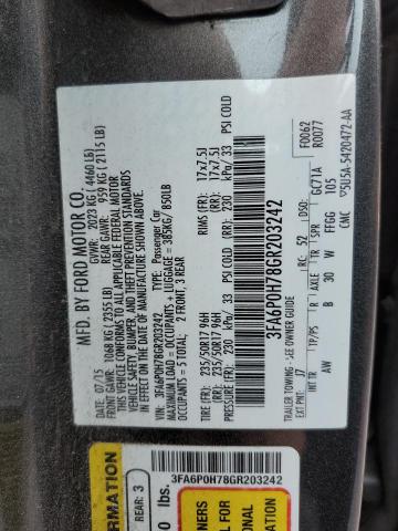 3FA6P0H78GR203242 Ford FUSION SE