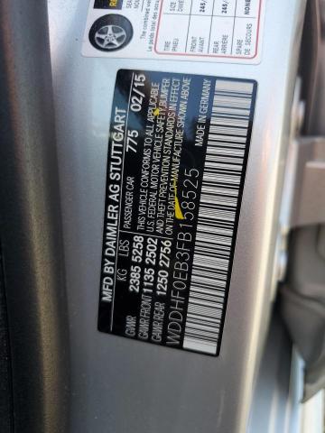 WDDHF0EB3FB158525 Mercedes-Benz E 250 BLUE