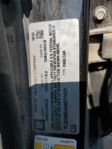 KL8CB6SA5MC714221 Chevrolet SPARK LS