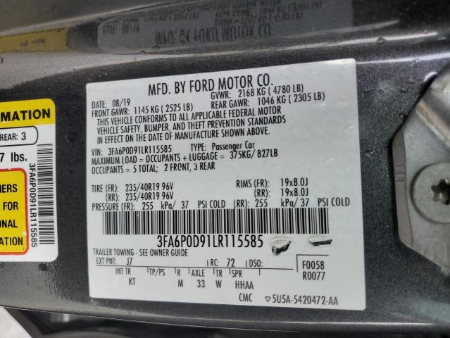 3FA6P0D91LR115585 Ford FUSION TIT