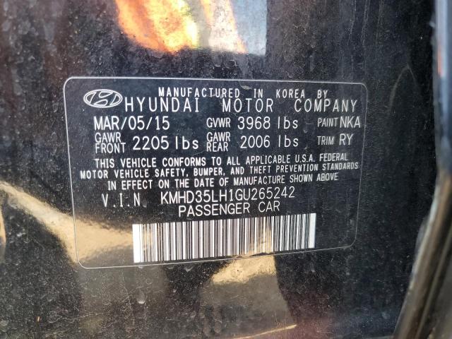 KMHD35LH1GU265242 Hyundai ELANTRA GT