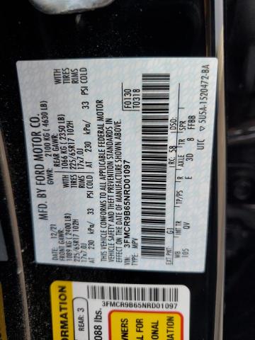 3FMCR9B65NRD01097 Ford BRONCO SPO