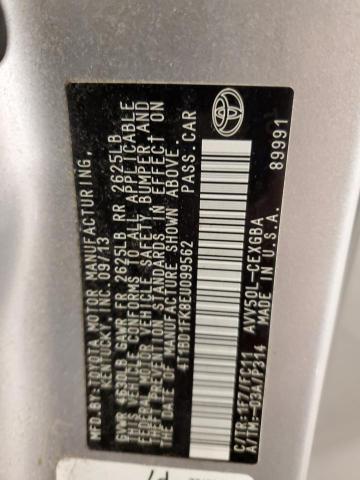 4T1BD1FK8EU099562 Toyota CAMRY HYBR