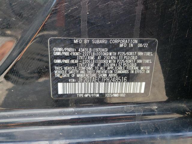 JF2GTAEC7PH248516 Subaru Crosstrek