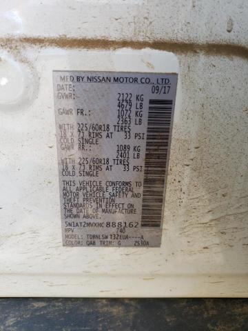 5N1AT2MVXHC888162 Nissan ROGUE SV