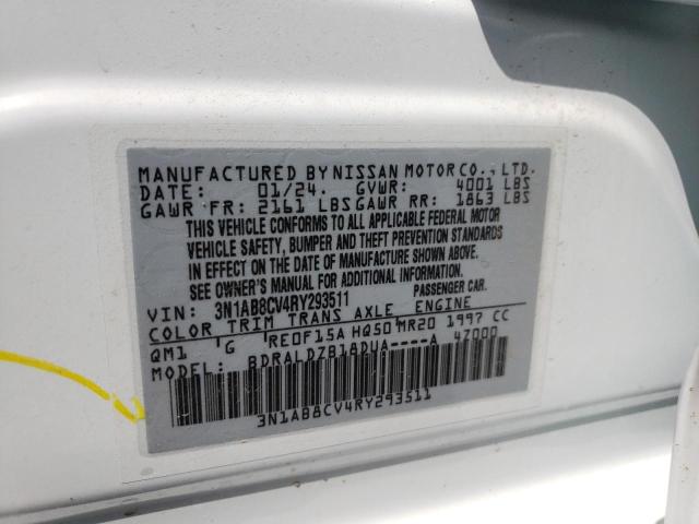 3N1AB8CV4RY293511 Nissan SENTRA SV