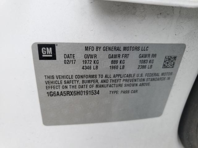 1G6AA5RX6H0191534 Cadillac ATS