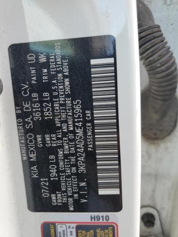 3KPA24AD5ME415965 KIA RIO S
