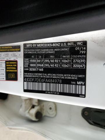 4JGDF7DE6FA484978 Mercedes-Benz GL 550 4MA