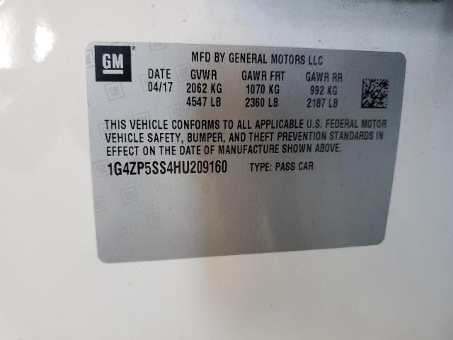 1G4ZP5SS4HU209160 Buick LACROSSE E