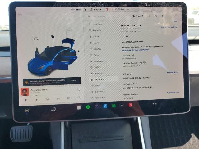 5YJ3E1EB2LF627979 Tesla MODEL 3