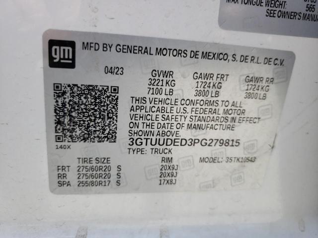 3GTUUDED3PG279815 GMC SIERRA K15