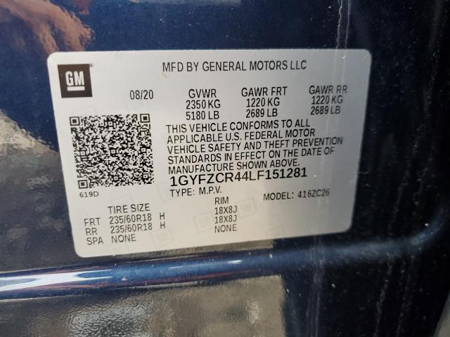 1GYFZCR44LF151281 Cadillac XT4 PREMIU