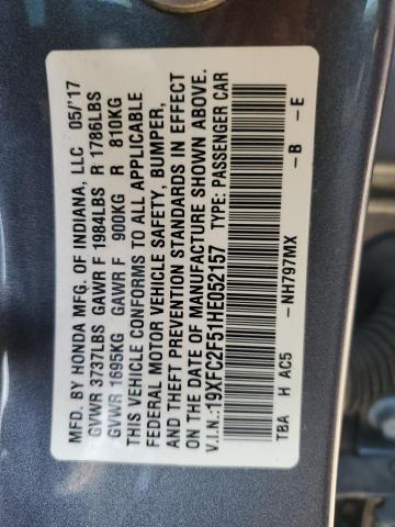 19XFC2F51HE052157 Honda Civic Lx