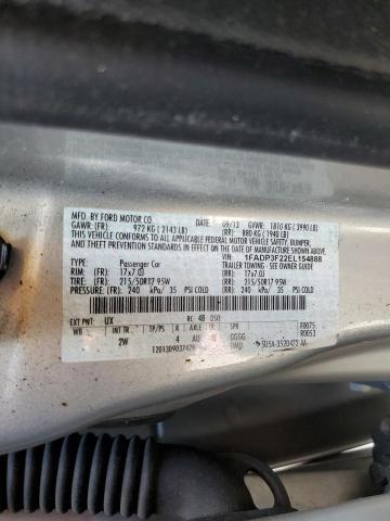 1FADP3F22EL154888 Ford FOCUS SE