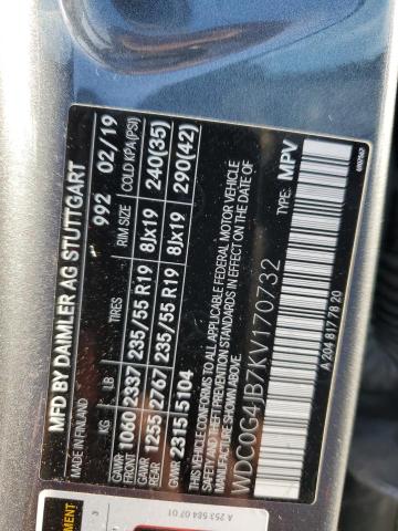 WDC0G4JB7KV170732 Mercedes-Benz GLC 300