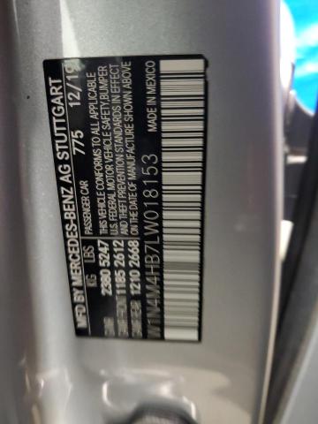 W1N4M4HB7LW018153 Mercedes-Benz Glb 250 4m
