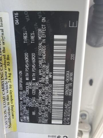 JTEZU5JR0G5130150 Toyota 4RUNNER SR