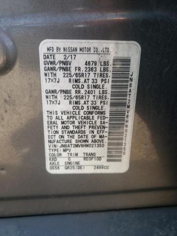 JN8AT2MV6HW021350 Nissan ROGUE S