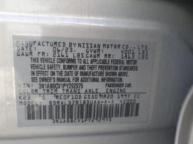 3N1AB8CV1PY292975 Nissan SENTRA SV