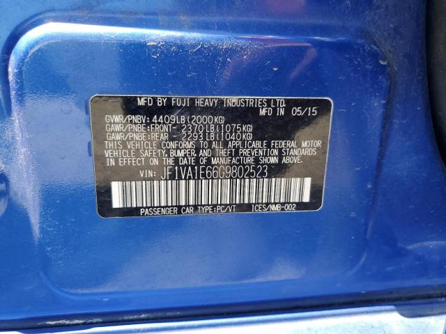 JF1VA1E66G9802523 Subaru WRX PREMIU