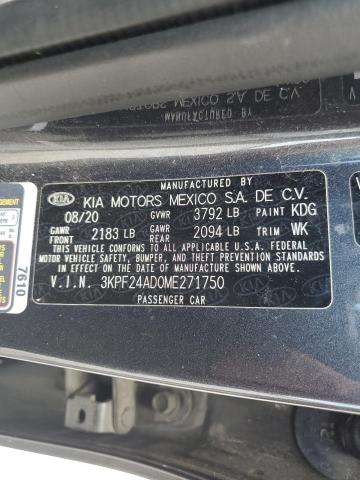 3KPF24AD0ME271750 KIA FORTE FE