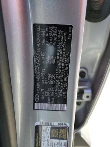 5NMJBCDE2RH388867 Hyundai TUCSON SEL