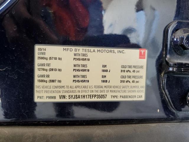 5YJSA1H17EFP35057 Tesla MODEL S