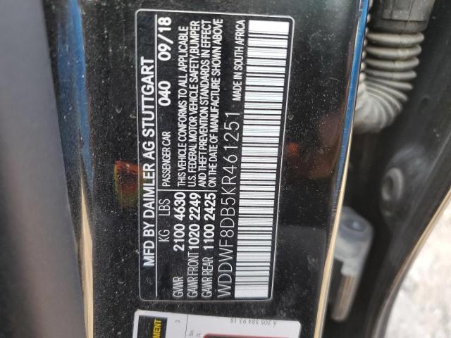 WDDWF8DB5KR461251 Mercedes-Benz C 300