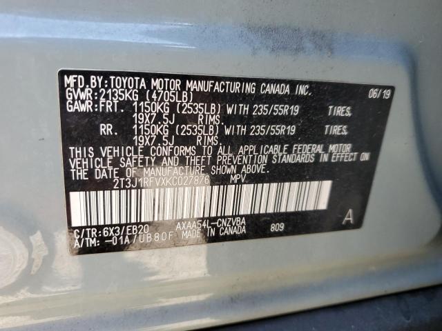 2T3J1RFVXKC027876 Toyota RAV4 ADVEN