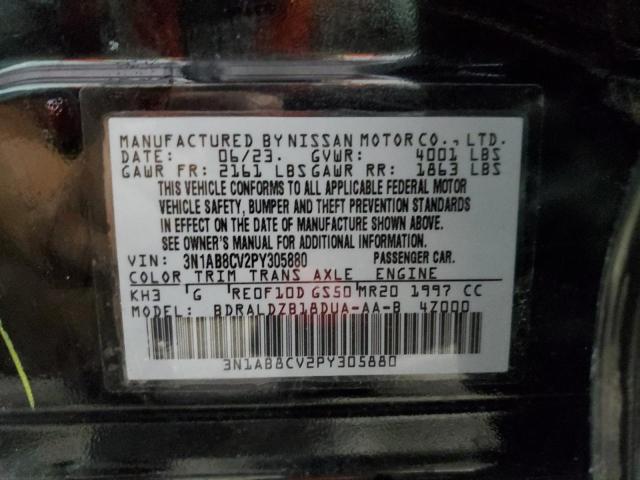 3N1AB8CV2PY305880 Nissan SENTRA SV