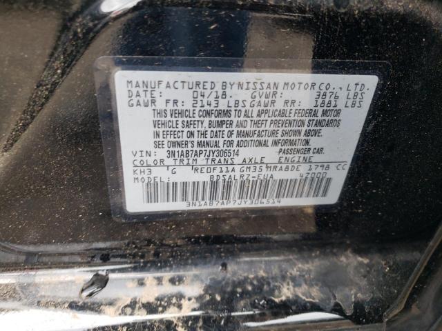 3N1AB7AP7JY306514 Nissan SENTRA S