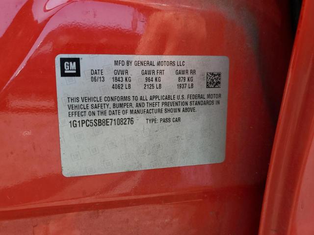 1G1PC5SB8E7108276 Chevrolet CRUZE LT