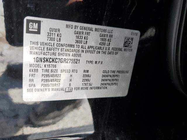1GNSKCKC7GR275521 Chevrolet TAHOE K150