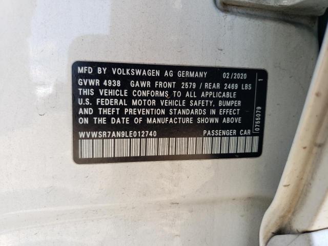 WVWSR7AN9LE012740 Volkswagen ARTEON SEL