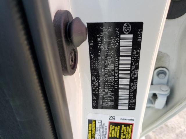 4T1G11AK3PU133481 Toyota Camry Se N