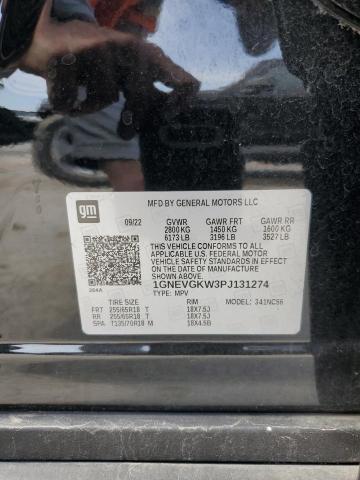 1GNEVGKW3PJ131274 Chevrolet TRAVERSE L