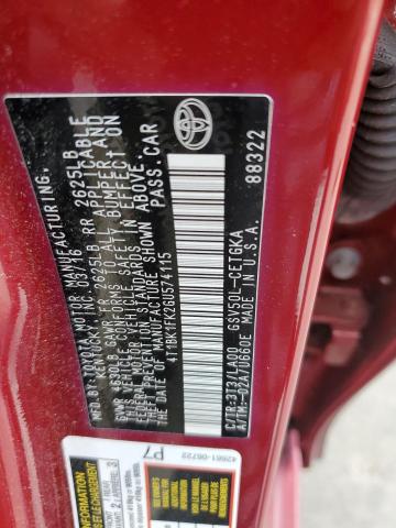 4T1BK1FK2GU574115 Toyota CAMRY XSE